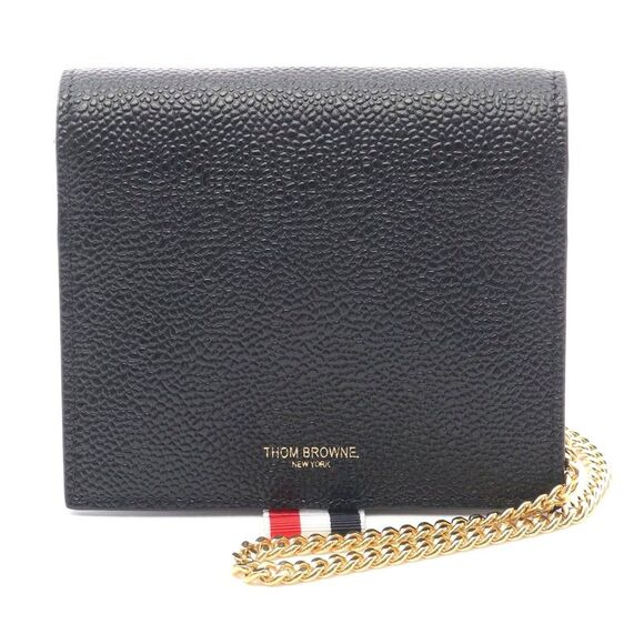 Thom Browne Leather Card Case Black - Picture 1 of 5